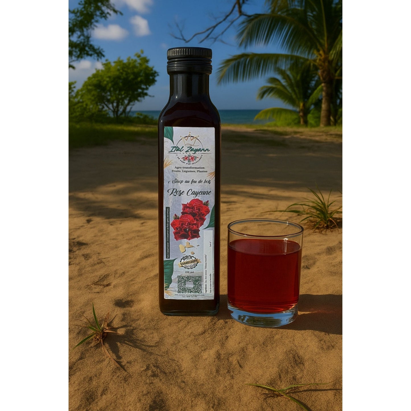 Sirop de rose cayenne