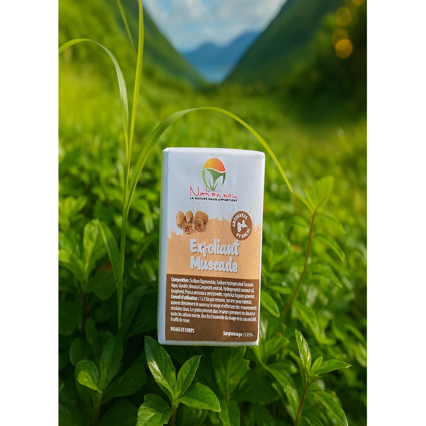 Savon exfoliant muscade 100g