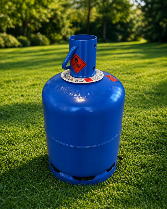 bouteille de gaz 13 kg bleue-rouge-grise
