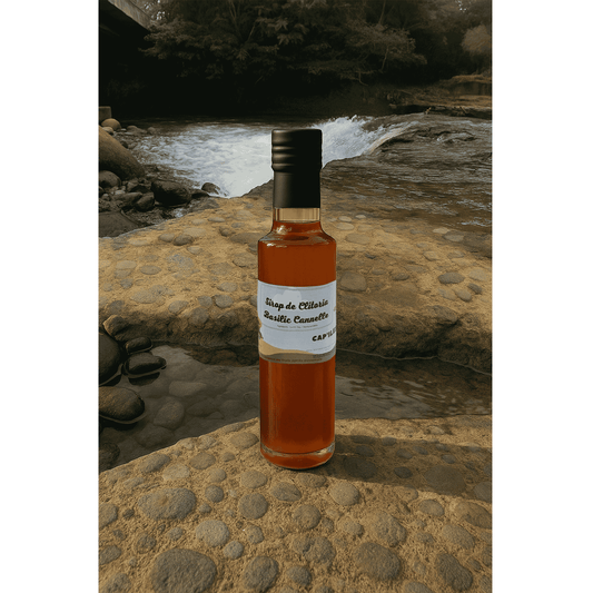 Sirop de clitoria basilic cannelle