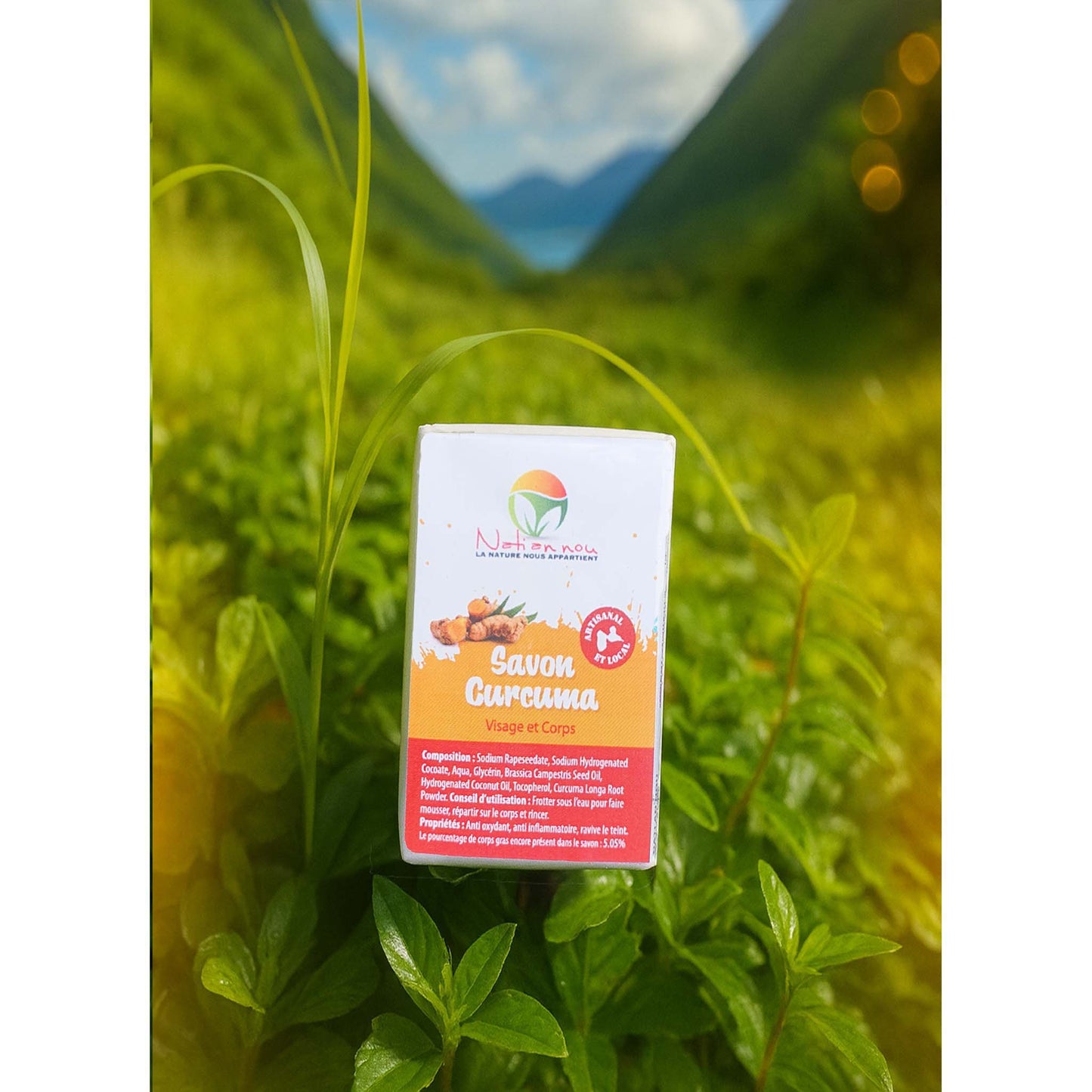 Savon au curcuma 100g