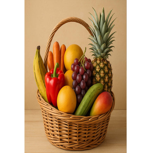 Panier de fruits et légumes surprises