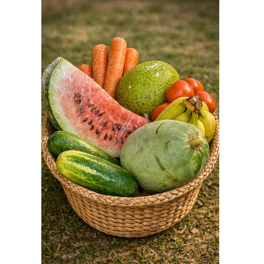 Panier de fruits et légumes surprises