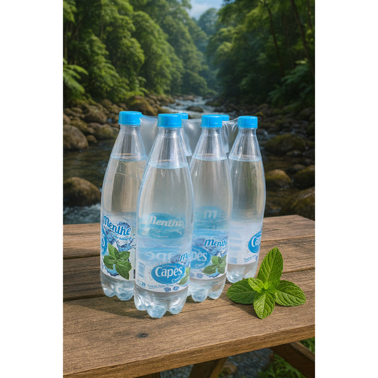 Eau Capès pétillante arome menthe